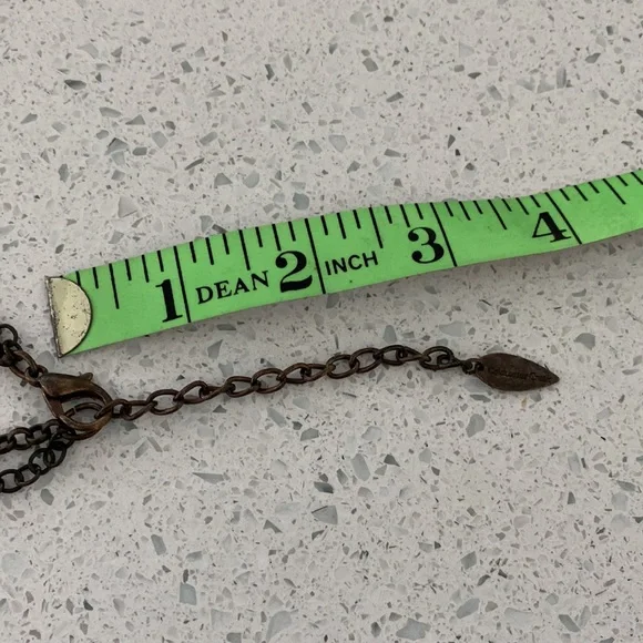 Coldwater Creek Amber Bead Tassel Necklace - Picture 5 of 8